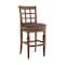 Alaterre Furniture Napa Bar Height Stool with Back, Mahogany, 2PK ANNA02PDCR2 - alternate 1